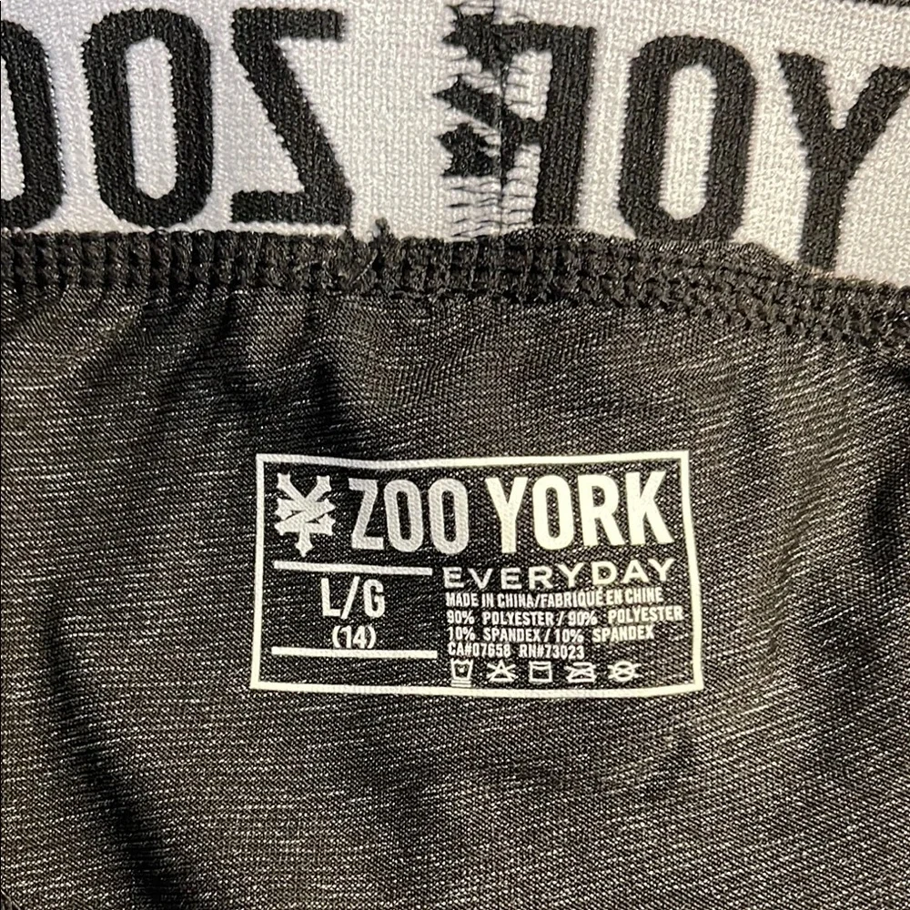 Zoo York Black Boxer Briefs with Elastic Waistband